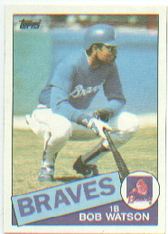 1985 Topps Baseball Cards      051      Bob Watson